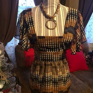 Daytrip Buckle Blouse Size M👚